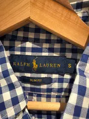 Vorschaubild 4 von Herren Hemd Kariert Langarm Blau Weiß Gr. S Button-Down