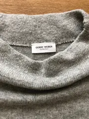 Vorschaubild 5 von Damen Pullover Gr. 36/S Grau Meliert Glitzer Langarm