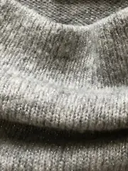 Vorschaubild 4 von Damen Pullover Gr. 36/S Grau Meliert Glitzer Langarm