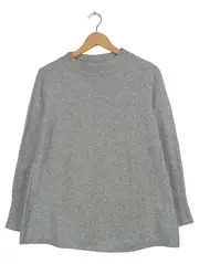 Vorschaubild 1 von Damen Pullover Gr. 36/S Grau Meliert Glitzer Langarm