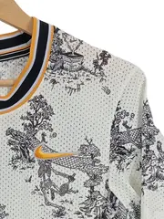 Vorschaubild 2 von Court Herren Sport Shirt Kurzarm Polyester Grafik Logo Gr. S Weiß