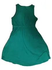 Vorschaubild 4 von Damen Wickelkleid Gr. M grün Sommerkleid Jersey V-Ausschnitt