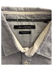 Vorschaubild 2 von Freizeithemd Herren Gr. L/52 Blau Weiß Gestreift Kurzarm