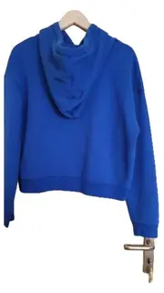 Vorschaubild 3 von Kapuzenpullover Damen Gr. L Blau Hoodie Cropped