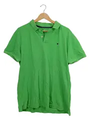 Vorschaubild 1 von Herren Poloshirt Gr. L grün Baumwolle Casual kurzarm