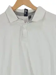 Vorschaubild 3 von Poloshirt Herren Gr. M Weiß Baumwolle Logo Kurzarm Sport Freizeit