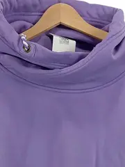 Vorschaubild 3 von Damen Sweatshirt Rollkragen Lila Gr. 54/56 Oversized