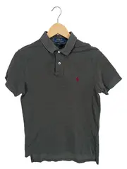 Vorschaubild 1 von Herren Poloshirt Gr. M Grau Custom Fit Baumwolle