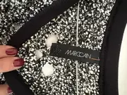 Vorschaubild 3 von Damen Strickshirt Top Gr. M/38 Grau Lochmuster Baumwolle