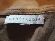 Vorschaubild 5 von Mädchen Langarmshirt Gr. 152 Beige Baumwolle Knopfleiste Casual
