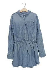 Vorschaubild 1 von Here+There Mädchen Jeanskleid Gr. 152 Blau Lyocell Casual Alltag Minikleid