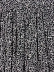 Vorschaubild 2 von Hemdblusenkleid Leopardenmuster Gr. 152 Grau Viskose
