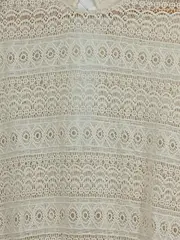 Vorschaubild 2 von Trafaluc Damen Häkelbluse Spitze Boho Beige Gr. M Baumwolle