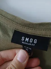 Vorschaubild 2 von Herren T-Shirt V-Ausschnitt Oliv Gr. XL Regular Fit Baumwolle