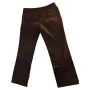 Vorschaubild 4 von Damen Stoffhose Schwarz Gr. 42 Business Baumwolle Elegant