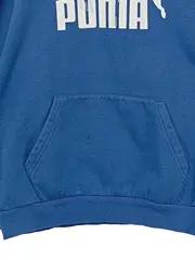Vorschaubild 4 von Kapuzenpullover Herren Hoodie Baumwolle Logo Blau Gr. M