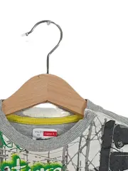 Vorschaubild 5 von Kinder Langarmshirt Urban Print Grau Gr. 92