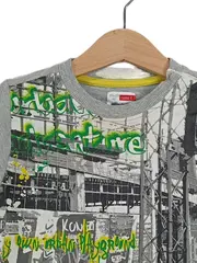 Vorschaubild 2 von Kinder Langarmshirt Urban Print Grau Gr. 92