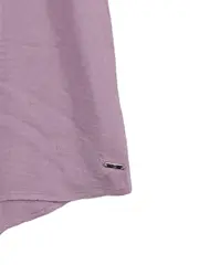 Vorschaubild 3 von Denim Damen Bluse Gr. S Lila Viskose Ärmellos Casual