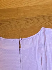 Vorschaubild 5 von Denim Damen Bluse Gr. S Lila Viskose Ärmellos Casual