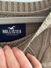 Vorschaubild 6 von Herren Pullover Strickpullover Zopfmuster Gr. XL Oliv Baumwolle Casual