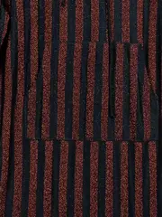 Vorschaubild 3 von Damen Kapuzenkleid Hoodie Kleid Streifen Glitzer Gr. S Schwarz Rot