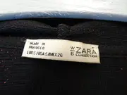 Vorschaubild 4 von Damen Kapuzenkleid Hoodie Kleid Streifen Glitzer Gr. S Schwarz Rot