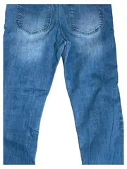 Vorschaubild 3 von Kinder Jeans Jogger Hose Gr. 140 Blau Gummibund Baumwolle