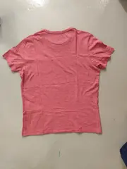 Vorschaubild 5 von Herren T-Shirt Kurzarm Baumwolle Meliert Rosa Gr. S