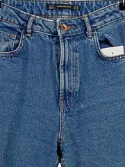 Vorschaubild 2 von Trafaluc Damen Jeans Tapered Fit Gr. 36 W28 Blau Denim