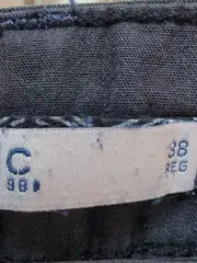 Vorschaubild 6 von EDC Damen Stoffhose Baumwolle Stretch Freizeit Hose Blau Gr. 38 W29