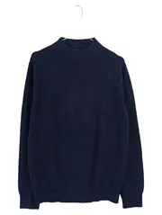 Vorschaubild 1 von Pullover Herren Gr. 50/L Blau Baumwolle Strickpullover