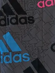 Vorschaubild 4 von Kinder T-Shirt Gr. 164 Kurzarm Baumwolle Grau Sport Logo Print