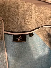 Vorschaubild 2 von Damen Fleecejacke Gr. 36/S Türkis Grau Kapuze Outdoor