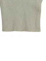 Vorschaubild 2 von Damen Pullover Rippstrick Cropped Langarm Strick Beige S 36