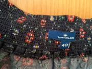 Vorschaubild 4 von A-Linienrock Blumenmuster Bohemian Damen Blau Gr. 40 L