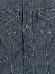 Vorschaubild 3 von Jeans Damen Jumpsuit Denim Kurzarm Blau Gr. S 36