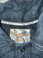 Vorschaubild 5 von Jeans Damen Jumpsuit Denim Kurzarm Blau Gr. S 36