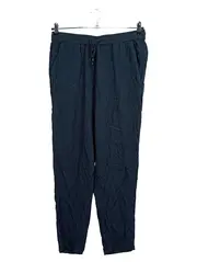 Vorschaubild 1 von Damen Stoffhose W40 Blau Viskose Casual Freizeithose