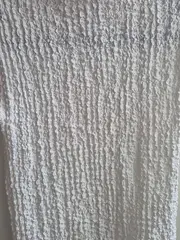 Vorschaubild 3 von Damen Top Stehkragen Strukturstoff Weiß Gr. S 36 Ärmellos