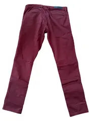 Vorschaubild 2 von MAN Herren Chino Stoffhose Bordeaux Rot Gr. 48/W31 Slim Fit