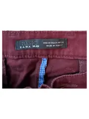 Vorschaubild 6 von MAN Herren Chino Stoffhose Bordeaux Rot Gr. 48/W31 Slim Fit