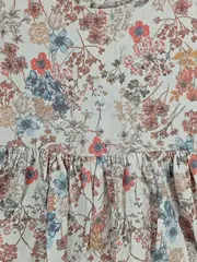 Vorschaubild 3 von Mädchen Tunikakleid Blumenmuster Rüschen Baumwolle Mehrfarbig Gr. 116