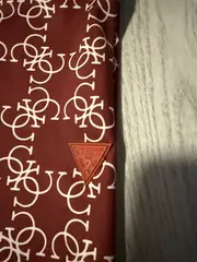 Vorschaubild 6 von Damen Leggings Allover-Logo-Print Bordeaux Rot XS Sportlich