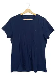 Vorschaubild 1 von Herren T-Shirt Basic Blau Navy Gr. XXL Logo