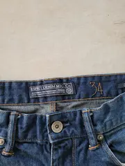 Vorschaubild 4 von Denim MFG. Co. Jeans Shorts Herren Blau Baumwolle W34 L27