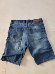Vorschaubild 2 von Denim MFG. Co. Jeans Shorts Herren Blau Baumwolle W34 L27