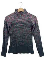 Vorschaubild 1 von Damen Langarmshirt Rollkragen Gr. S Mehrfarbig Sportlich Fitness