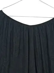 Vorschaubild 4 von Damen Pullover Langarm Viskose Blau Gr. 46 Casual Uni Raffungen