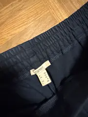 Vorschaubild 5 von Damen Jogginghose Gr. 38 Blau Viskose Kordelzug Freizeit